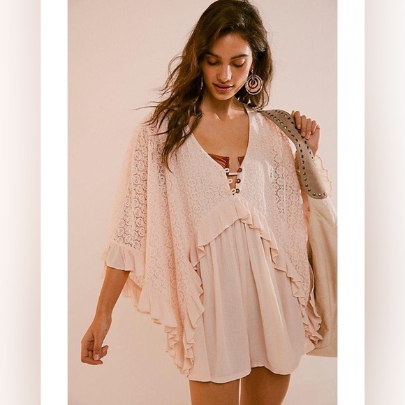 Free People Pants - Free People As You Are Romper Shorts NWOT XS flowy boho summer romper